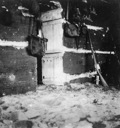 Interior of a German Dugout, World War I by Nightingale and Co