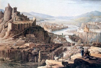 View of Tiflis by Nikandor Grigorievich Chernetsov