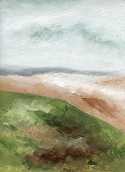 Abstract Coastal Landscape by Nikita Jariwala