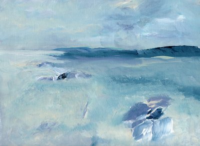 Calm Blue Seascape by Nikita Jariwala
