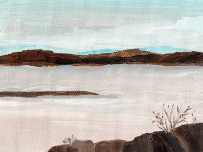 Misty Mountain Lake by Nikita Jariwala