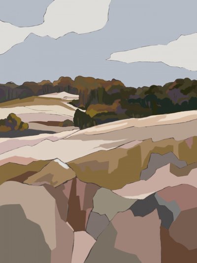 Peaceful Rolling Hills by Nikita Jariwala