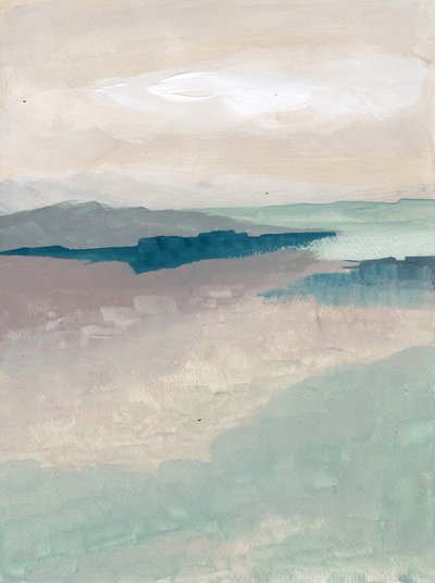 Serene Abstract Landscape by Nikita Jariwala