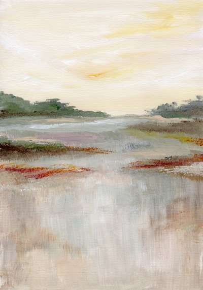 Tranquil Wetland Glow by Nikita Jariwala
