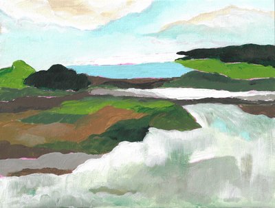 Vibrant River Landscape by Nikita Jariwala