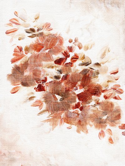 Warm Abstract Florals by Nikita Jariwala