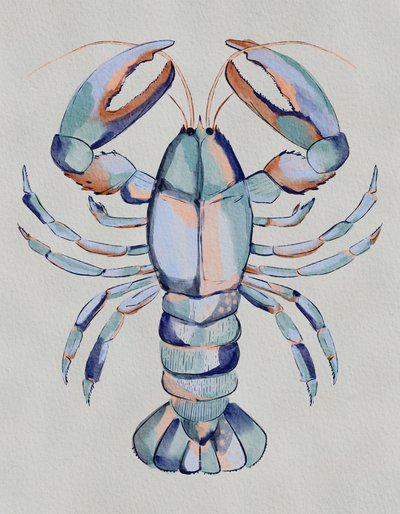 Blue Lobster by Nikita Jariwala
