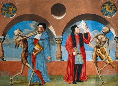 Death, Canon lawyer and Astrologer by Niklaus Manuel