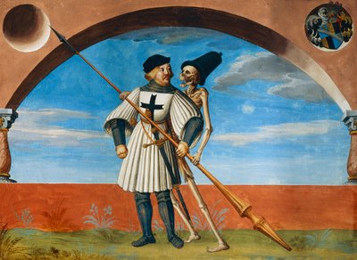 Death and Teutonic Knight by Niklaus Manuel
