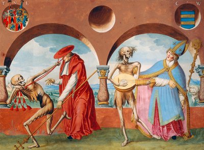 Death, the Patriarch and the Bishop by Niklaus Manuel