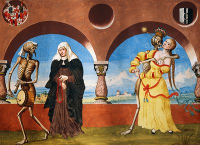Death, Widow and Young Woman by Niklaus Manuel