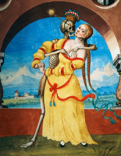 Death with Young Woman (Detail) by Niklaus Manuel