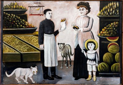 Fruit Stall by Niko Pirosmanashvili