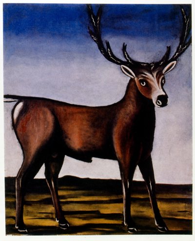 The Stag by Niko Pirosmani
