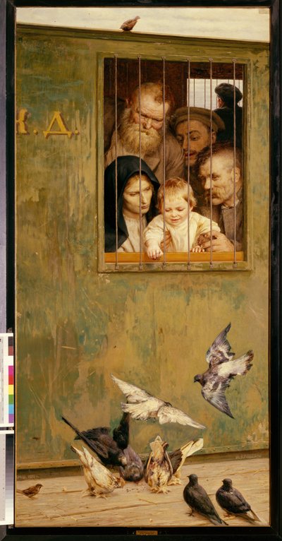 Life is Everywhere - Painting by Nikolai Alexandrovich Yaroshenko (Oil on Canvas) by Nikolai Aleksandrovich Yaroshenko
