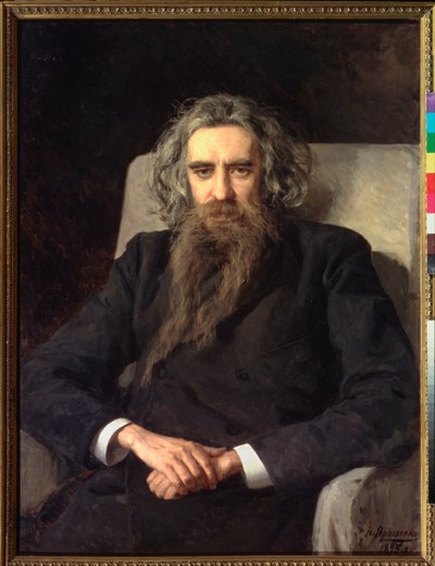 Portrait of the Philosopher and Author Vladimir Solovyov by Nikolai Aleksandrovich Yaroshenko