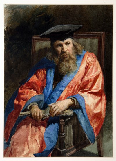 Portrait of Dmitri Mendeleev in the Dress of the University of Edinburgh by Nikolai Aleksandrovich Yaroshenko