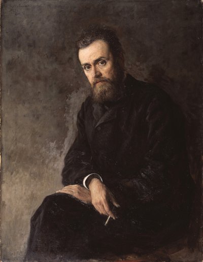 Portrait of the Author Gleb Uspensky by Nikolai Aleksandrovich Yaroshenko