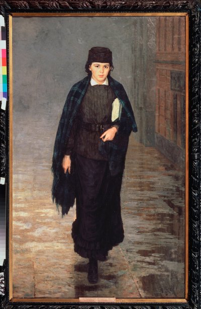 A Girl Student by Nikolai Aleksandrovich Yaroshenko