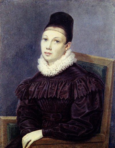Portrait of Yelizaveta Petrovna Naryshkina 1801-1867, 1832 by Nikolai Alexandrovich Bestuzhev