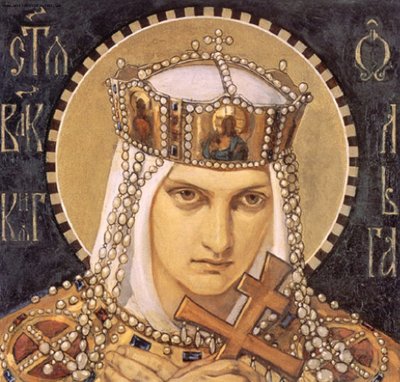 Saint Olga, Princess of Kiev by Nikolai Alexandrovich Bruni