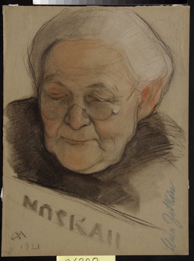 Portrait of Clara Zetkin by Nikolai Andreevich Andreev