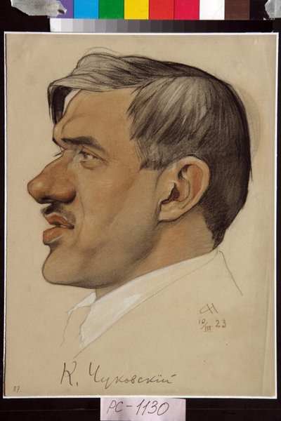 Portrait of Kornei Chukovsky by Nikolai Andreevich Andreev