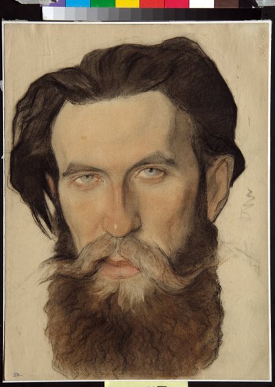 Portrait of Otto Yulievitch Schmidt (1891-1956), Soviet Scientist by Nikolai Andreevich Andreev