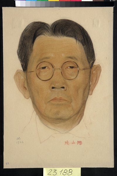 Portrait of Sen Katayama (1859-1933) by Nikolai Andreevich Andreev