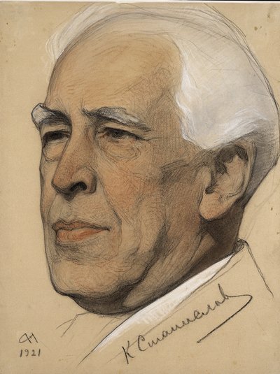 Portrait of the Director Konstantin S. Stanislavsky 1863-1938, 1921 by Nikolai Andreevich Andreev
