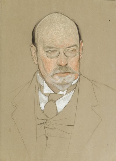 Portrait of the Painter Ilya Ostroukhov by Nikolai Andreevich Andreev