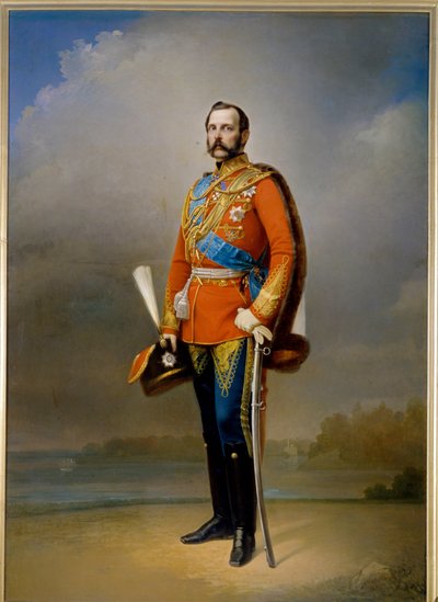Portrait of Emperor Alexander II of Russia (1818-1881) by Nikolai Andreevich Lavrov