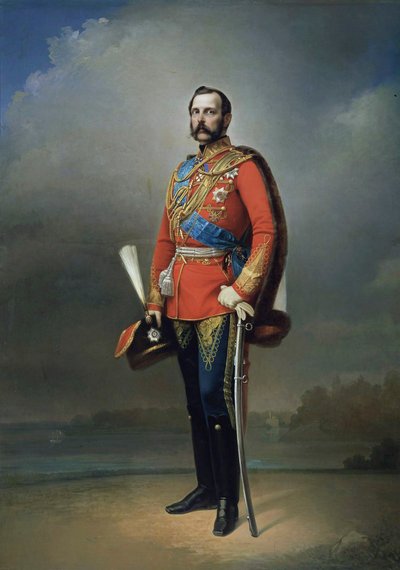 Portrait of Emperor Alexander II by Nikolai Andreevich Lavrov
