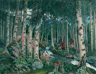 Foxgloves by Nikolai Astrup