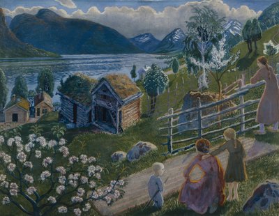 Grey Weather at Sandalstrand by Nikolai Astrup