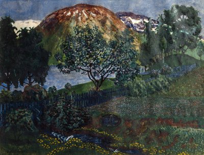June Night in the Garden by Nikolai Astrup