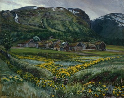 Saturday Night and Buttercups by Nikolai Astrup