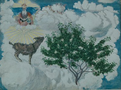 The Goat that Came to Heaven by Nikolai Astrup