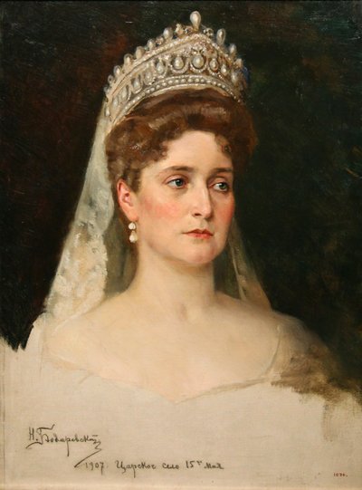 Portrait of the Empress Alexandra Feodorovna by Nikolai Bodarevsky