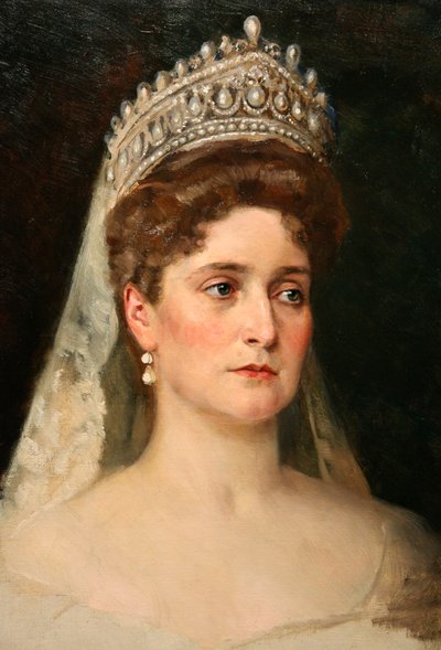Portrait of the Empress Alexandra Feodorovna by Nikolai Bodarevsky