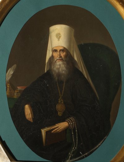 Portrait of the Metropolitan Filaret of Moscow 1782-1867, 1860s by Nikolai Danilovich Sprevitch