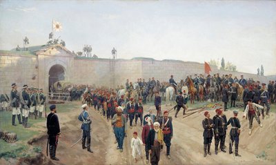 Turkish Capitulation at Nikopol on 4th June 1877 by Nikolai Dmitrievich Dmitriev Orenburgsky