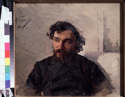 Portrait of the Artist I. Pokhitonov by Nikolai Dmitrievich Kusnetsov