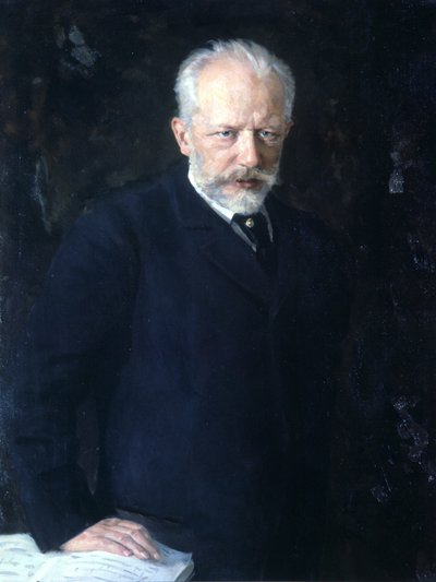 Tchaikovsky by Kulnetsov by Nikolai Dmitrievich Kuznetsov
