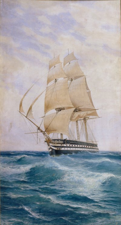 The Ship on the Line Imperatritsa Mariya by Nikolai Dmitryevich Prokofyev