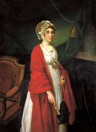 Portrait of the Actress and Singer, Countess Praskovya Sheremetyeva 