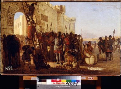 Prince Oleg Has His Shield Fixed to the Gates of Constantinople by Nikolai K. Bodarevski