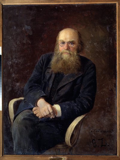 Portrait of the Author N.N. Zlatovratsky (1845-1911) by Nikolai Karlovich Grandkovsky