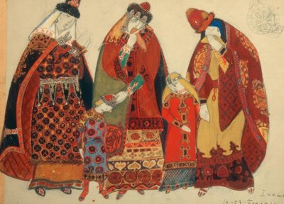 Borodin, Prince Igor / Costumes by Roerich by Nikolai Konstantinowitsch Roerich