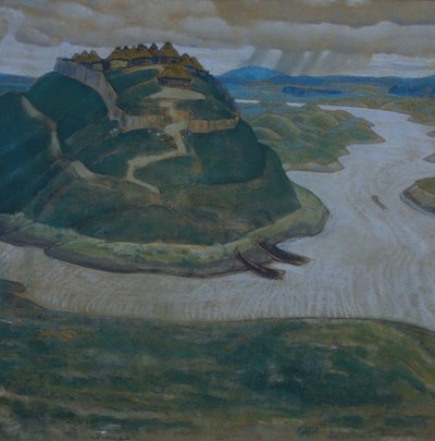 Gorodishche Old Slavic Fortified Settlement by Nikolai Konstantinowitsch Roerich